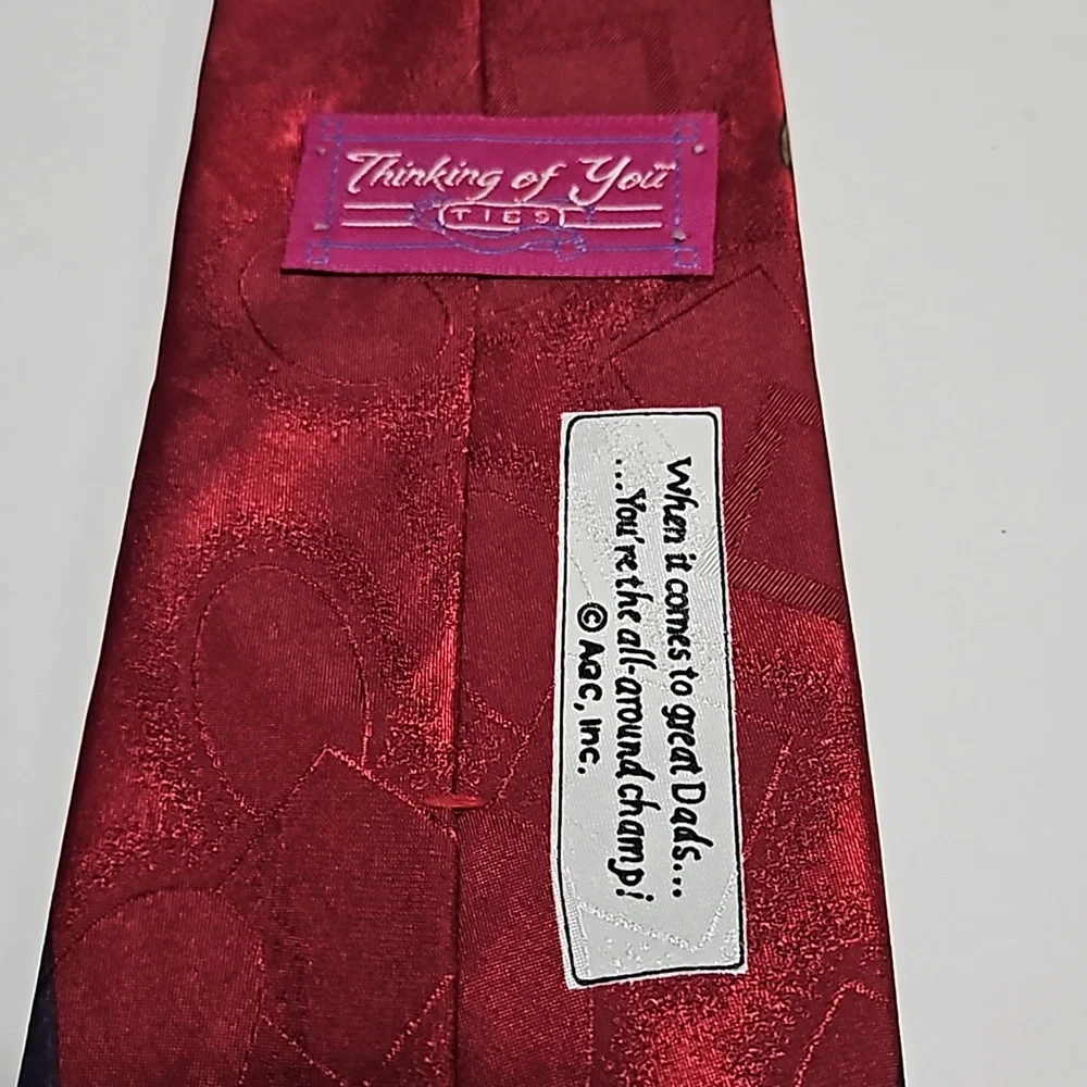Golf & Sports Tie Reserved For Dad 